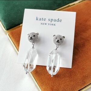 Kate Spade New York Arctic Friends Polar Bear Iceberg Earrings